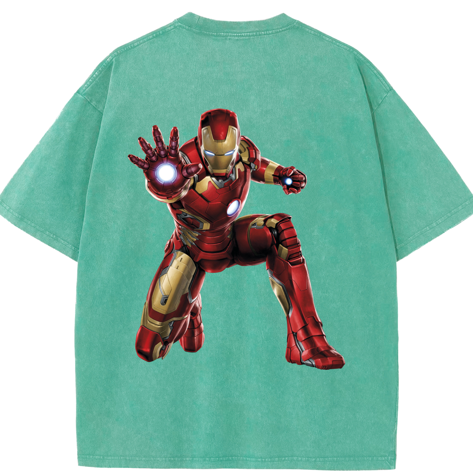 （画像用） アベンジャーズ The Avengers 綿100% ヴィンテージ風 半袖Tシャツ（背面プリント）